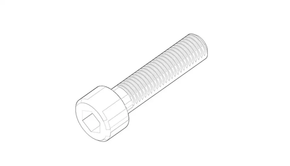 DORNBRACHT Befestigung Zylinderschraube ERSATZTEILE 093030096 M6 x 25 mm, 09303009690 Galeriebild 1